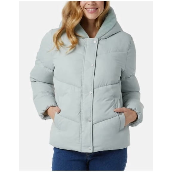 32 Degrees Women’s Quilted Jacket with Plush Lined Hood