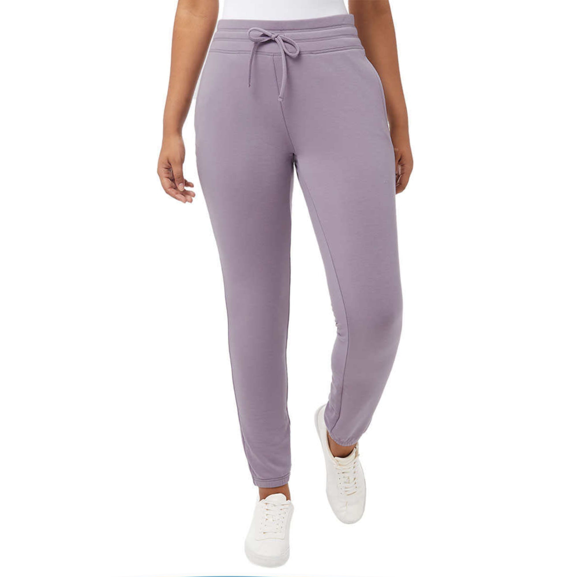 32 Degrees Women's Super Soft Stretch Comfort Hand Pockets Active Pants  Joggers-Purple / 3X
