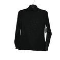 thumbnail image 1 of 32 Degrees Womens Black Heat Lightweight Mock-Neck Long-Sleeve T-Shirt Top Sz S, 1 of 4