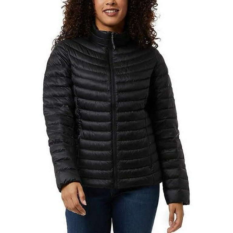 32 Degrees Womens Midweight Down Jacket Black XS