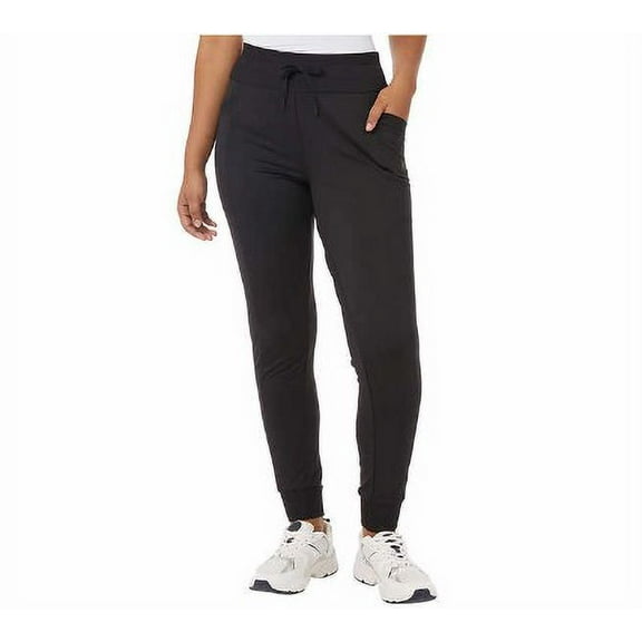 32 Degrees Womens' Side Pocket Jogger (Black, Small)