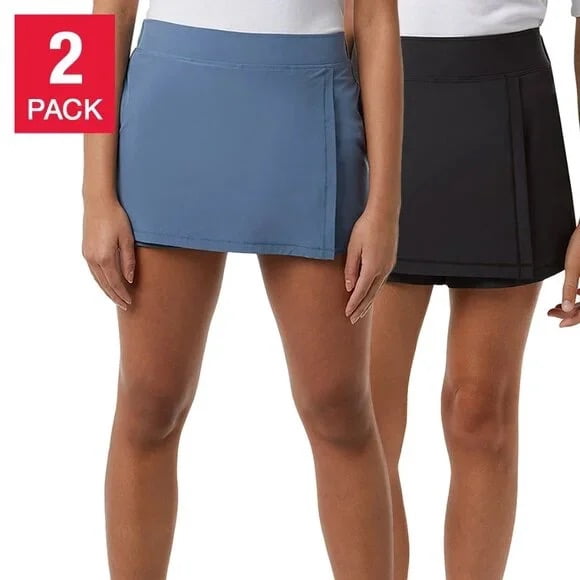 Roxy Junior's Act Nice Printed Skort - Crossover Athletic Style With Zipper
