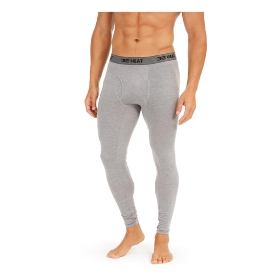 32 Dregrees Men's Base-Layer Leggings Gray Size 2 Extra Large