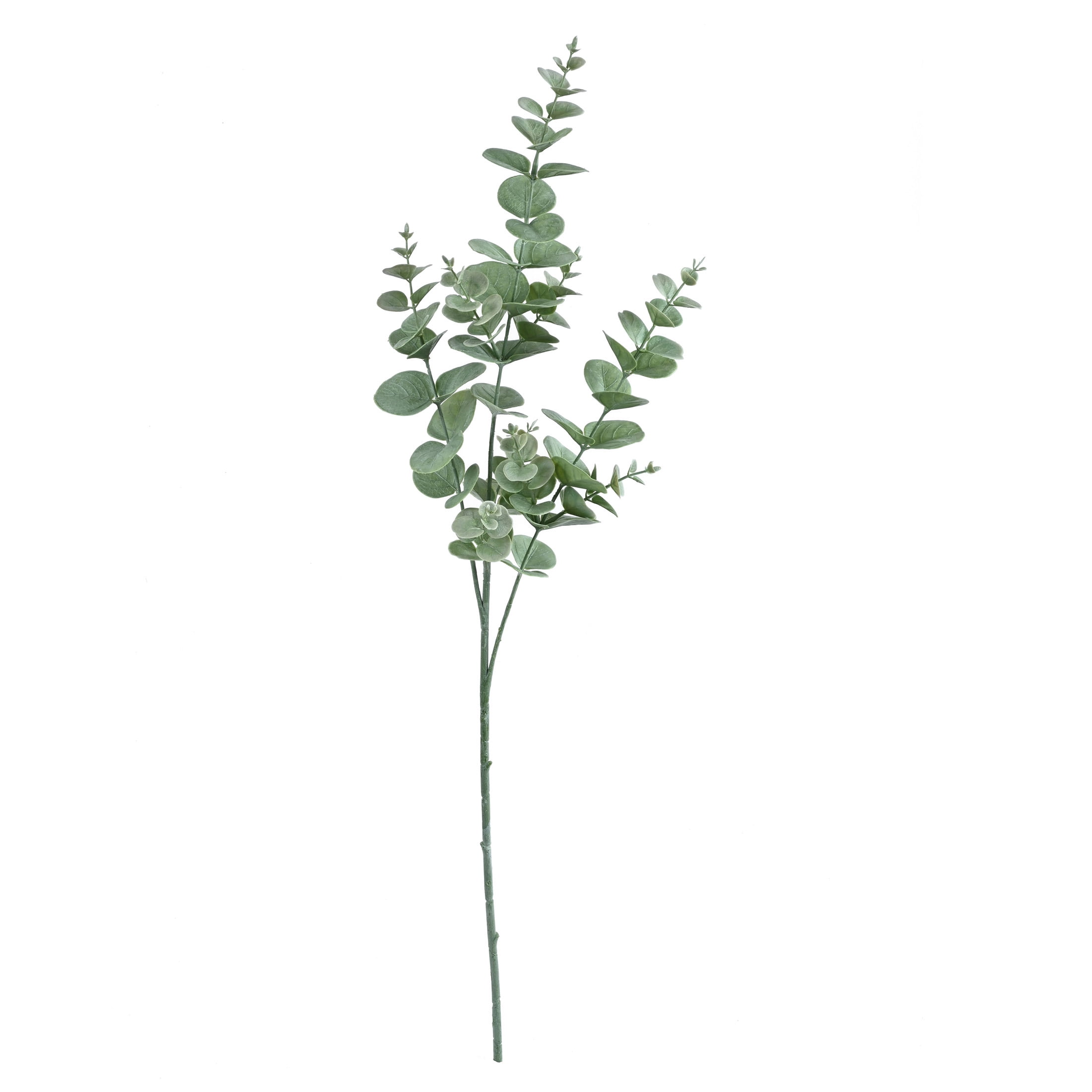 32" Green Eucalyptus Stem with Plastic Leaves