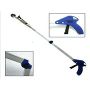 32 Extra Long Grabber Tool, Foldable Grabbers for Elderly Grab It Reaching Tool with Rotating Jaw +Magnets, Wide Claw Opening Reacher Grabber Pickup Tool, Grabber Reacher Tool Heavy Duty