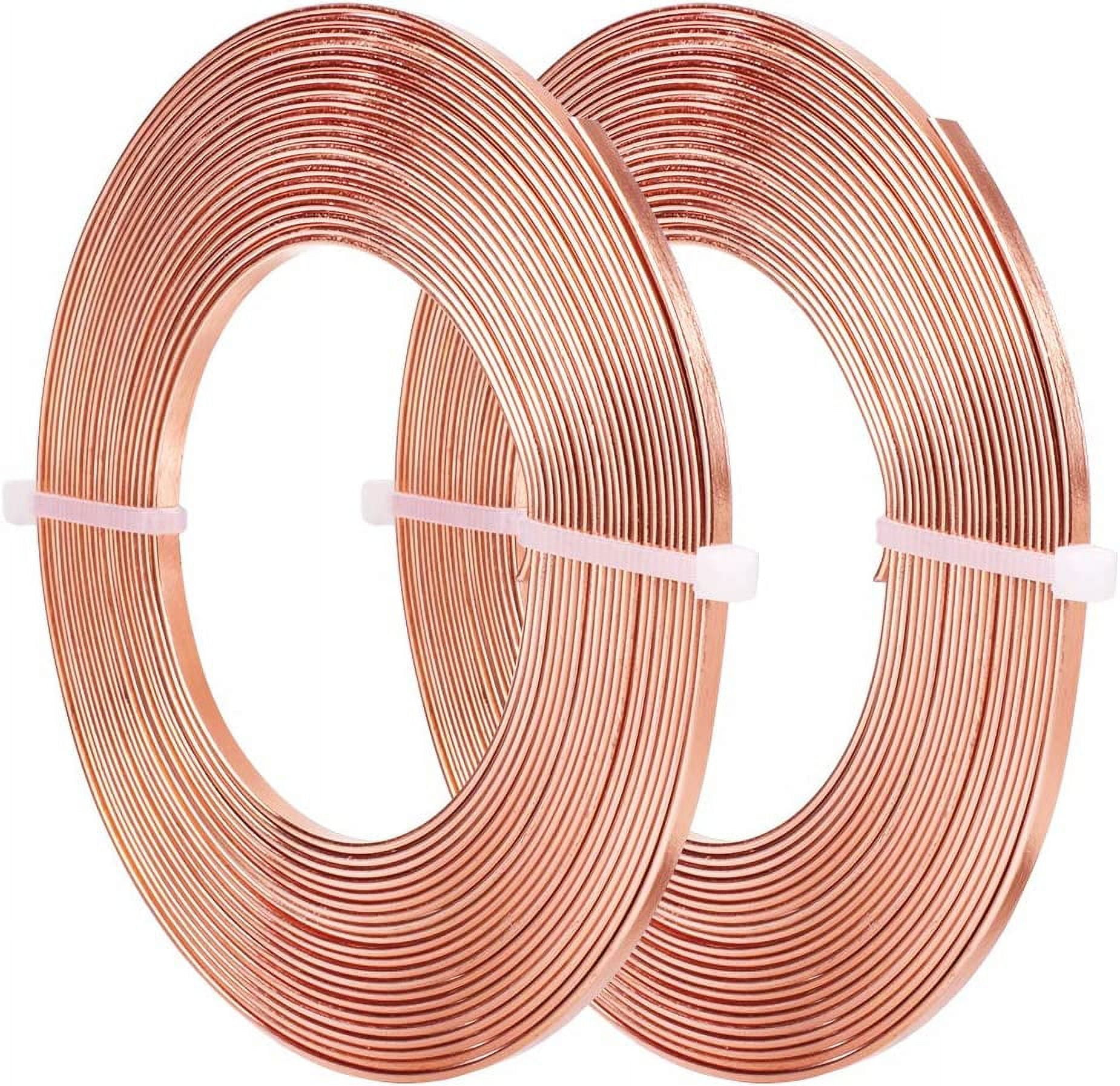 32 Gauge Copper Metal Bezel Wire 10 Feet Jewelry Making Arts and Crafts Wire - Wir-685.10