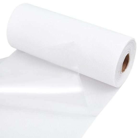 32 Feet x 7.8 Inch White Hot fix Tape PET Rhinestone Transfer Tape locating Heat Transfer Plastic