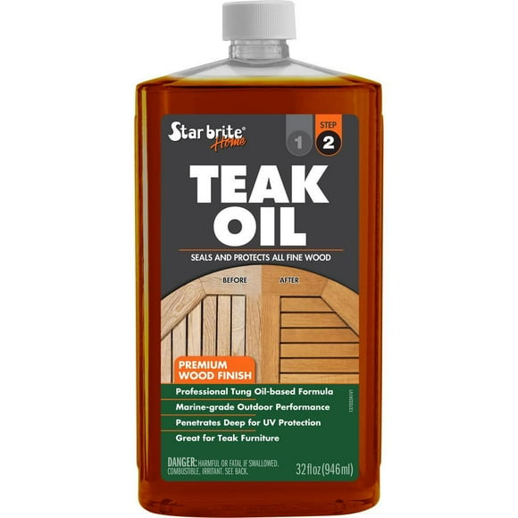 Star brite 32 oz. Teak Cleaner/Brightener step 2