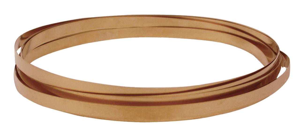 32 Gauge Copper Metal Bezel Wire 10 Feet Jewelry Making Arts and Crafts Wire - WIR-685.10