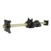 32 Go Cart Rear Axle Kit Rear Axle Complete Assembly Kit 4 Stud Wheel Hub Flange for DIY rebuild ATV Quad Buggy 4 Wheelers Go Kart GY6 150cc 125cc 110cc 200cc 32inch