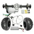 thumbnail image 1 of 32" Golf Cart Rear Differential Axle Kit with Powerful 60V 3000W DC Brushless Motor 5000RPM For DIY Electric Vehicles ATVs, UTVs, Quads, Buggy, Dolly Carts, Trikes, Go Kart (22x10-10 Wheels), 1 of 9