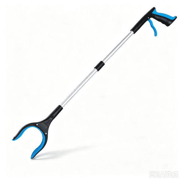 32" Grabber Reacher Tool , Foldable Trash Picker Upper with 360 Rotating Jaw & Magnetic Tip