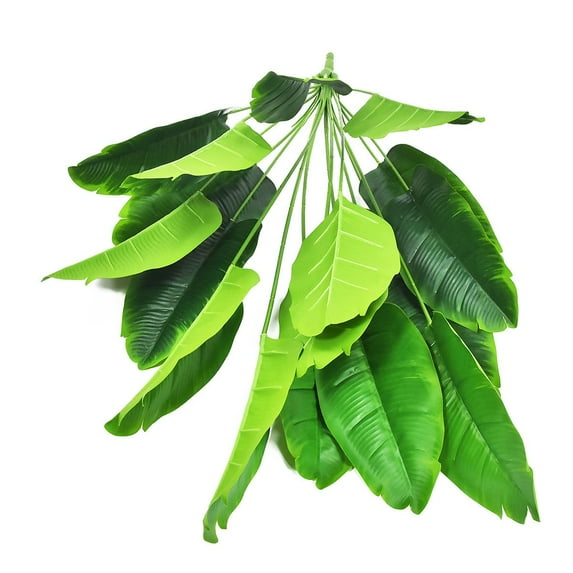 32" Greenery Living Room Tropical Fake Plant Faux Banana Tree Home Decoration Artificial Palm GREEN