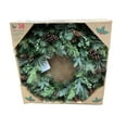 thumbnail image 1 of 32" Greenery Wreath with 50 Dual Color Lights, 1 of 1