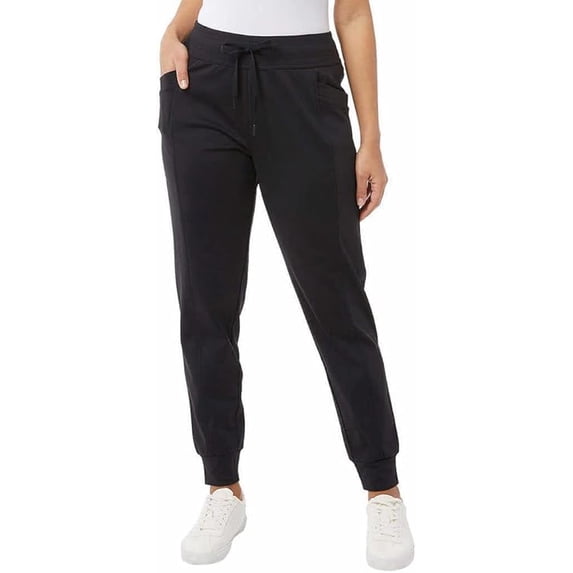 32 Degrees Heat Women's Side Pocket Jogger Pant, Black, S