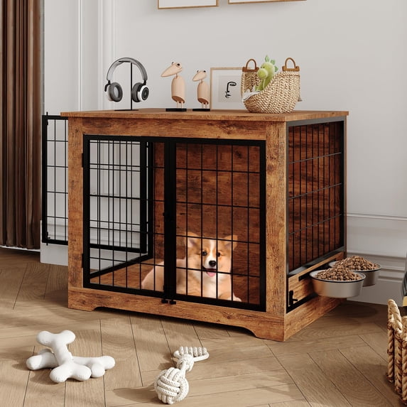 Photo inspiration: Rustic Wooden Dog Crate Plans Reference: 32 Heavy Duty Rustic Wood Dog Crate
