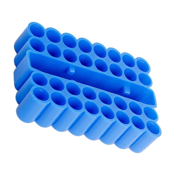 32 Holes Bit Holder Hexagonal Shank Batch Head Shank Storage Screwdriver Drill Organization High Elasticity PVC Rubber Box
