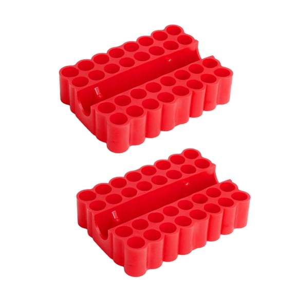 32 Holes Bit Holder Hexagonal Shank Batch Head Shank Storage Screwdriver Drill Organization High Elasticity PVC Rubber Box