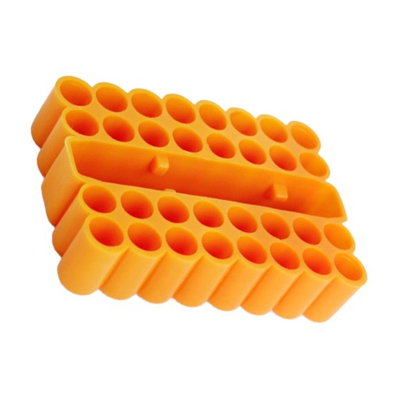 32 Holes Screwdriver Bits Holder PVC Soft Rubber Storage Tray Organization Hexagonal Screwdriver Head Drill Bit Stand Power Tool