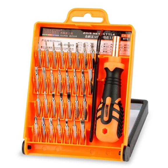 32 IN 1 High Quality Precision Screwdriver Tool Kit with Adjustable Ratchet Handle and Tweezers for Electronics