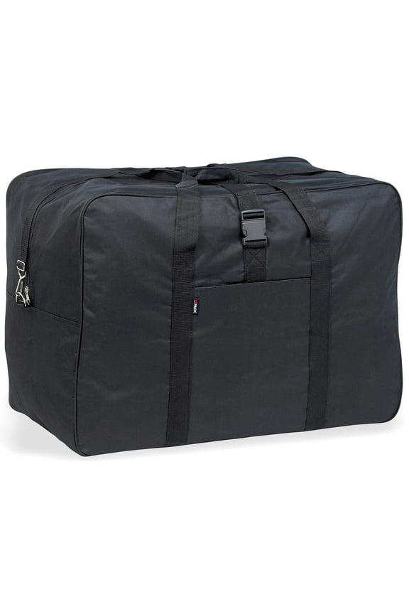 32" INCH BLACK POLYESTER SQUARE JUMBO DUFFEL BAG/LUGGAGE DUFFEL BAG