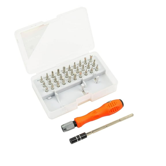 32-In-1 Mini Precision Screwdriver Bit Set With Magnetic Flexible Extension Rod | Screwdriver Set For Mobile, Laptop, Camera Multipurpose Application | 1 Piece - Assorted Color, Durable