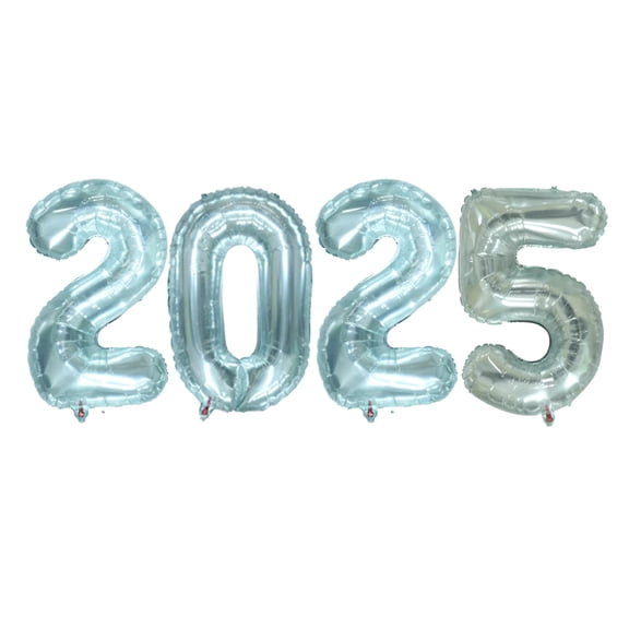 32 Inch 2025 Jellies Foil Number Balloons for New Year Eve Festival Party Supplies Graduation Decorations