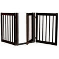 thumbnail image 1 of 32 Inch 3 Panel Walk-Through Free Standing EZ Gate - Black, 1 of 1