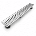 32 Inch Brushed Linear Shower Drain Rectangular Floor with SUS304 ...