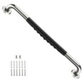thumbnail image 1 of 32 Inch Chrome Shower Grab Bar w/ Anti Slip Rubber Grip, ZUEXT Stainless Steel Bathroom Grab Bar,Bathroom Balance Bar,Safety Handrail Support,Handicap Injury Elderly Senior Assist Bath Handle, 1 of 7