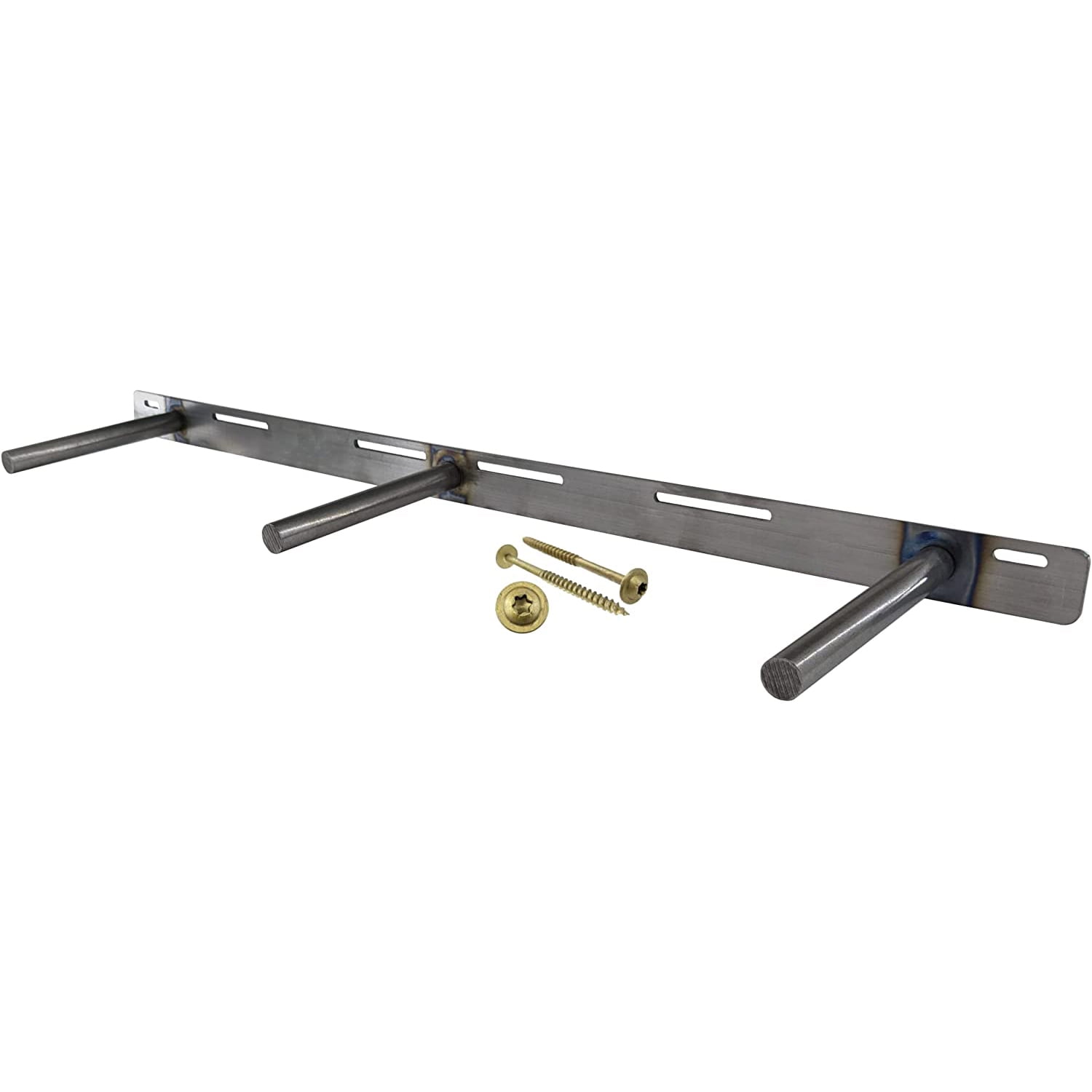 32 Inch Floating Shelf Bracket - Hidden Shelf Bracket with 150 LB Weight  Capacity - Invisible Design for Shelves 32 Inches and Longer - Heavy Duty  3/4 Inch Solid Steel Support Rods 
