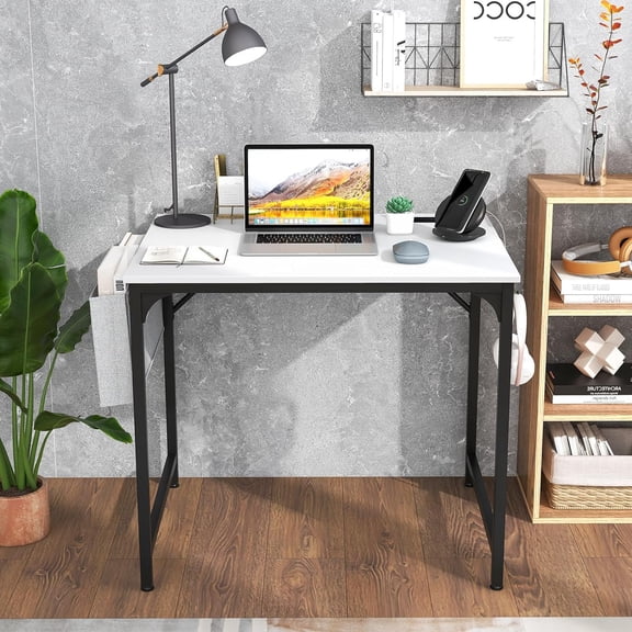 32 Inch Computer Desk with Charging Station