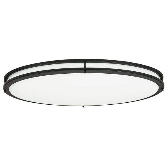 Design House Owens 32" Integrated LED Dimmable Indoor Ceiling Light, Matte Black