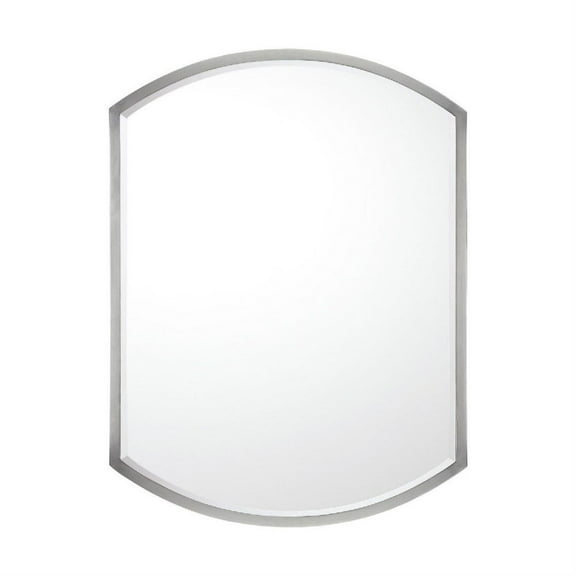 32 Inch Rectangular Decorative Mirror In Transitional Style 24 Inch Wide By 32 Inch Height-Matte Nickel Finish Capital Lighting M362474