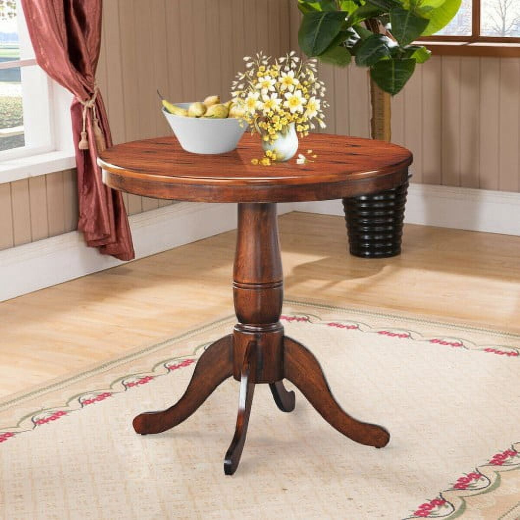 32 Inch Round Pedestal Dining Table - Walmart.com