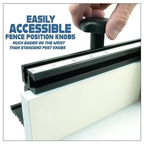 32 Inch Router Table Fence With Featherboard • 1/4 Inch Aluminum Shims