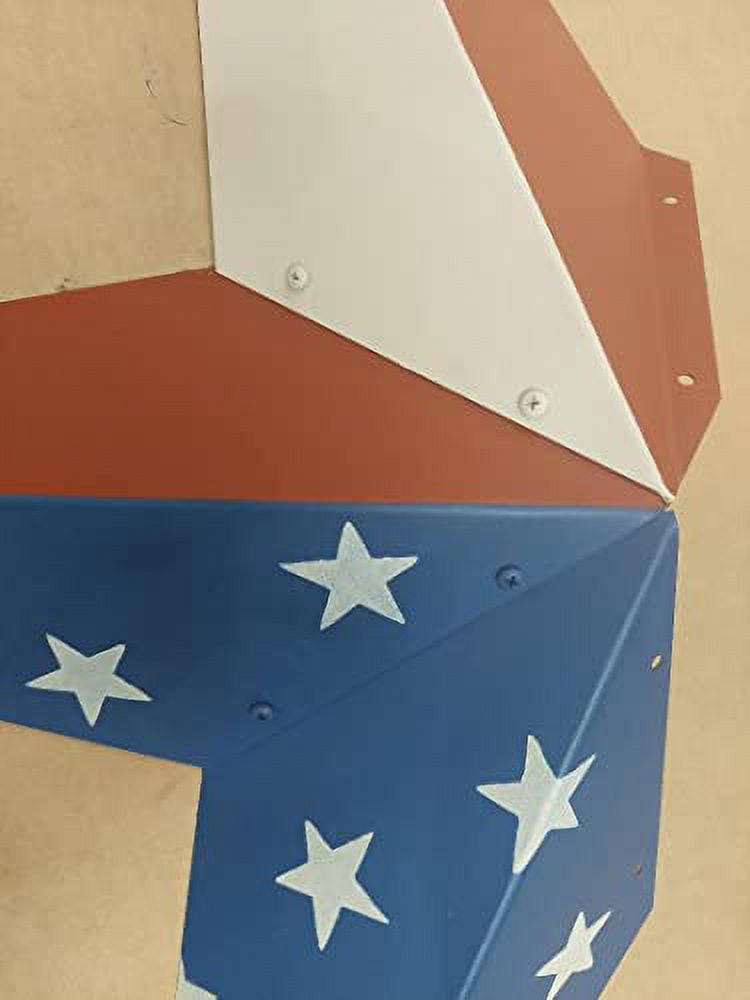 32 Inch Solid Black Barn Star Made with Galvanized Metal to Prevent