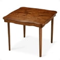 Shapoo Card Game Table 32 Inch Square Wooden Folding Card Game Table, Fruitwood. Solid Wood ...