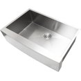 thumbnail image 1 of 32 Inch Stainless Steel 60/40 Double Unequal Bowl Classic Kitchen Sink, Extra Thick 18 Gauge Undermount Rust Resistant, Sound and Heatproof Sink, Sink Only, 1 of 10