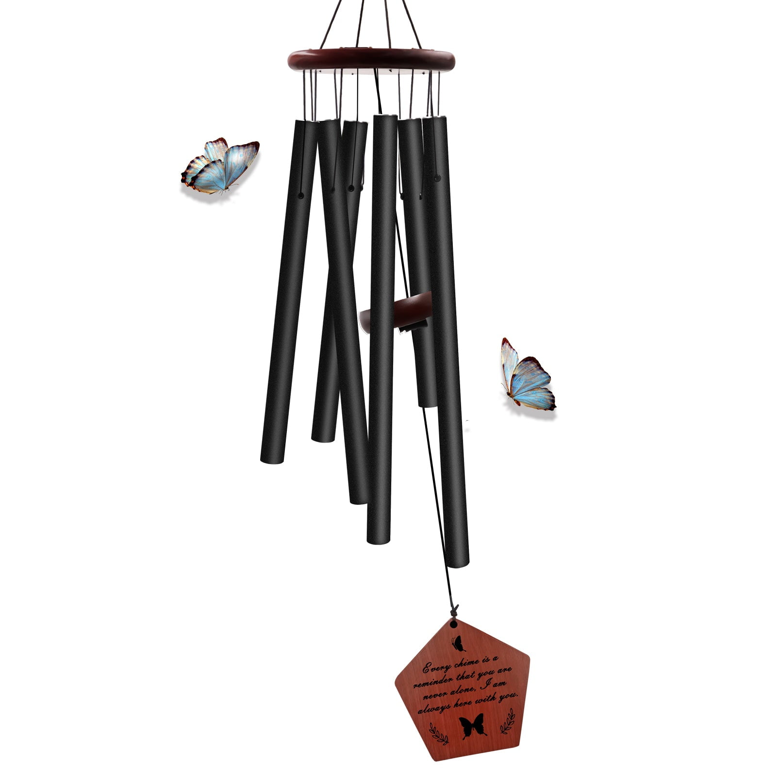 32 Inch Sympathy Wind Chimes for Outside Deep Tone, Memorial Wind