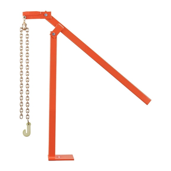 32 Inch T Post Puller Heavy Duty Fence Post Puller with 43 Inch Lifting Chain Rust Resistant Steel Labor Saving T Post Remover Tool for Round Fence Posts Sign Posts and Tree Stumps