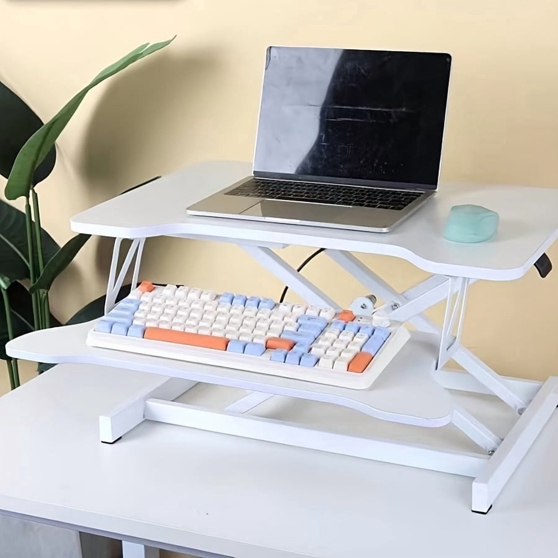 Desktop Lift 32-Inch Wide Desktop Lift Table with Dual Lift Mechanism and Wider ...