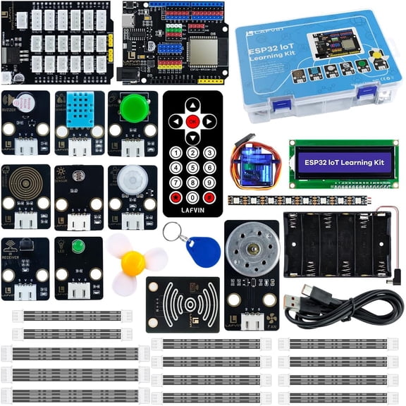 32 IoT learning kit, including 32, modules, 1602 display, detailed tutorials, compatible