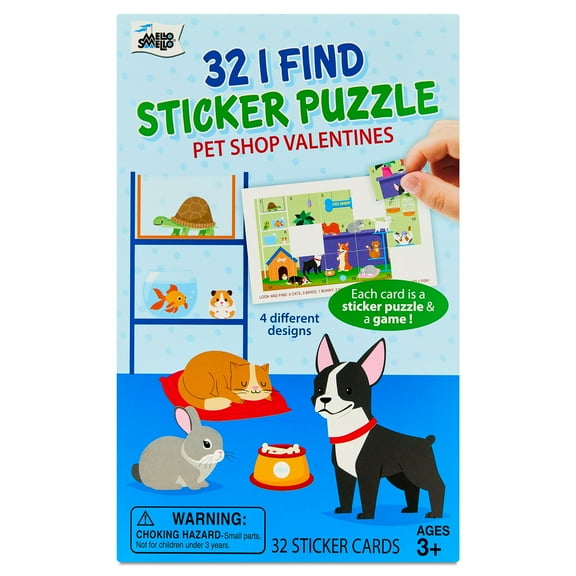 Pet Shop I-Find Valentine Classroom Exchange Cards