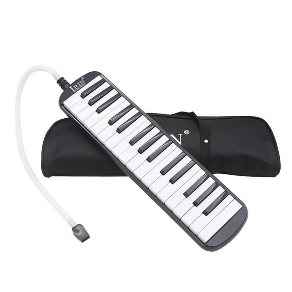 32 Keys Melodica Instrument, Soprano Melodica Piano Keyboard with Soft Long and Bag Tubes For Kids Carrying Gi Beginners