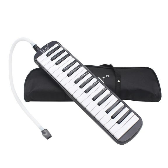 32 Keys Melodica Instrument, Soprano Melodica Piano Keyboard with Soft Long and Bag Tubes For Kids Carrying Gi Beginners