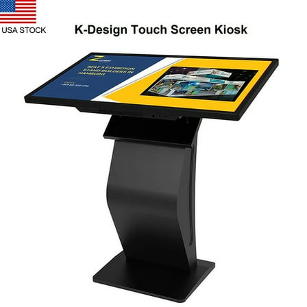 32" 2K Black LCD Touch Screen Kiosk, Capacitive Touch Screen, Android 11 OS | 360SPB
