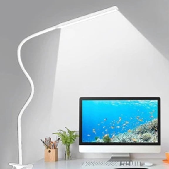 32 LED Book Light for Reading in Bed | 180 Adjustable Gooseneck Clip Desk Lamp | 3 Lighting Modes (Amber/Soft/Natural) | Rechargeable & Portable | Night Reading Light for Books, Crafts, Work