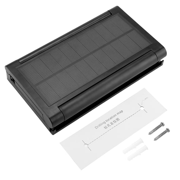 32 LED Solar-Powered White Light Infrared Motion Sensor Garden Path Wall Lamp