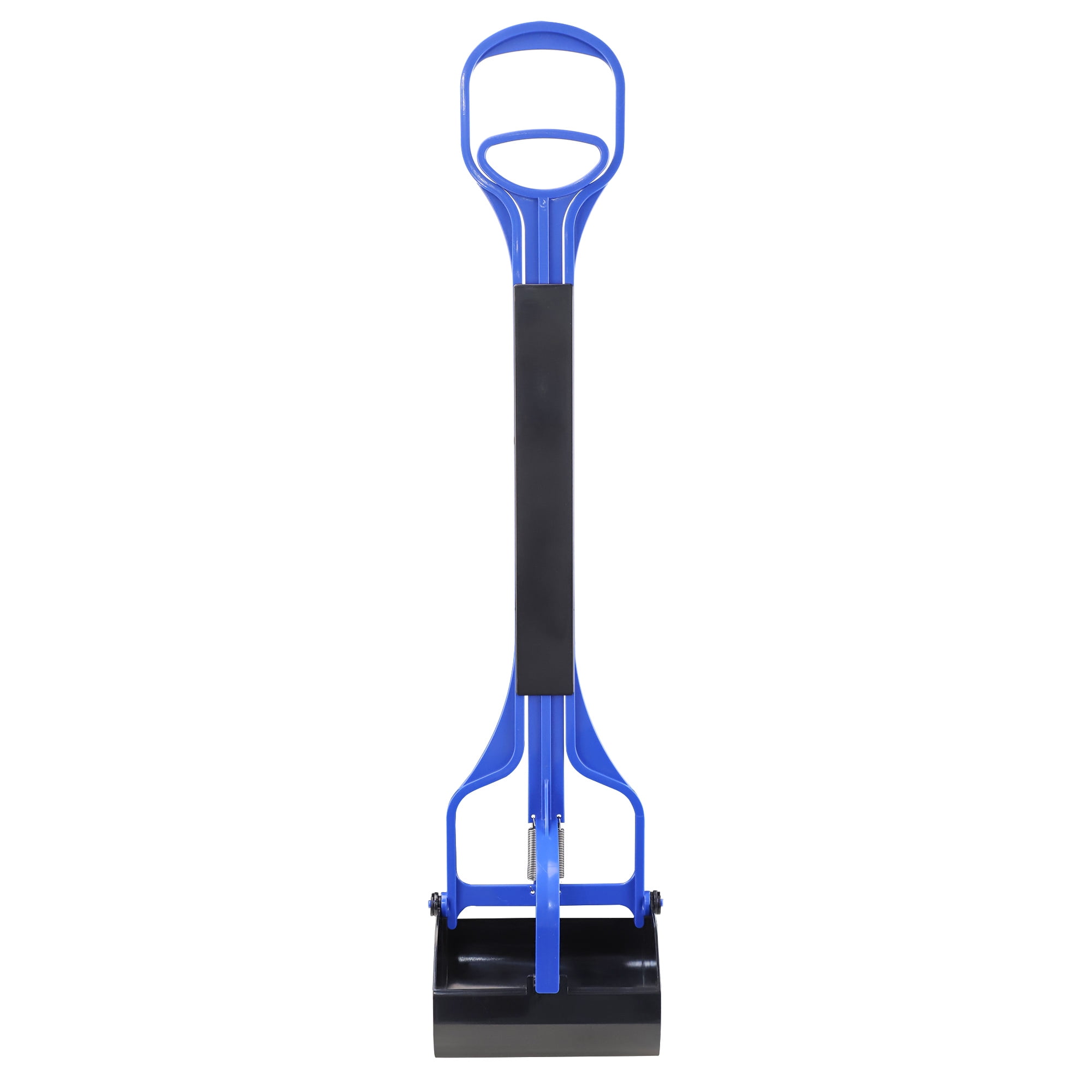 Foldable Dog Poop Scooper With Long Handle - 23.6" High Strength Waste Pickup Shovel (Green)